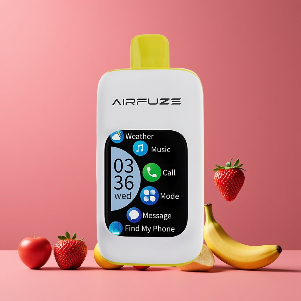 AirFuze Smart 30000 Puffs 2.01"TFT Nagykereskedés Magyarország Eper-Banán