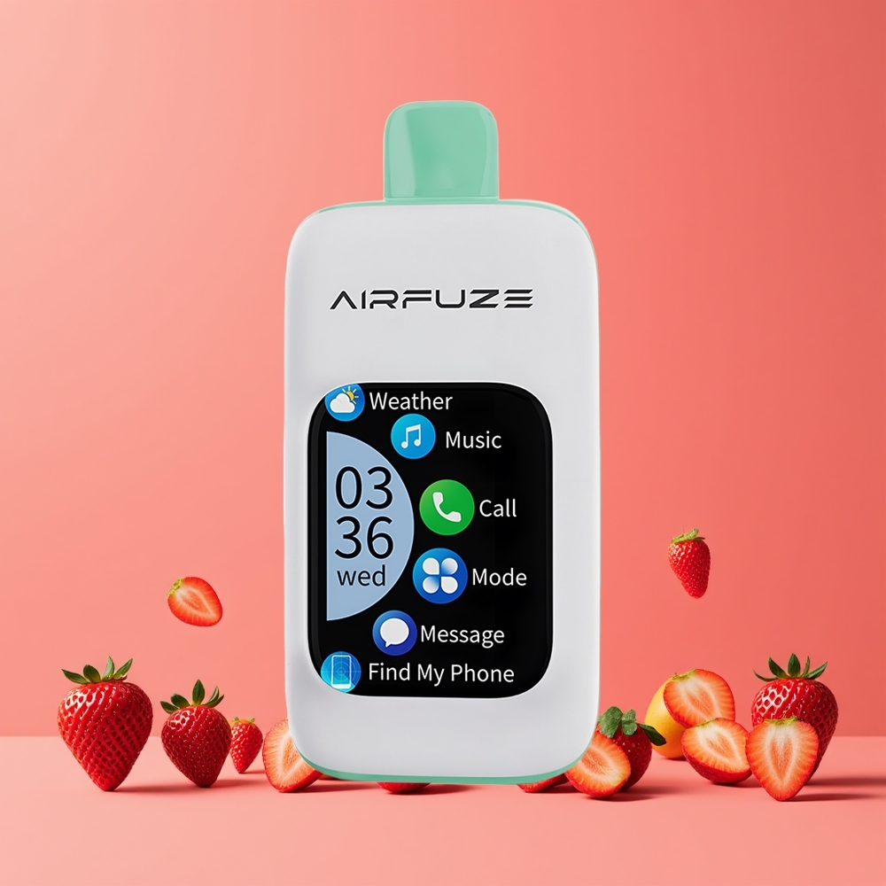 AirFuze Smart 30000 Puffs TFT érintőképernyős e-pohár Eper Nyár Nagykereskedés Magyarország