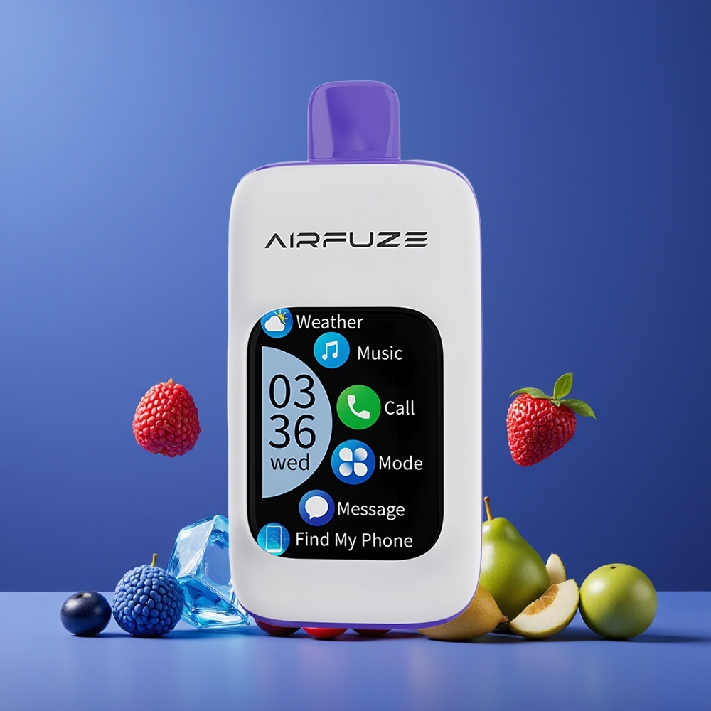 AirFuze Smart 30000 Puffs Érintőképernyős Nagykereskedés Magyarország Kék Málna Jég