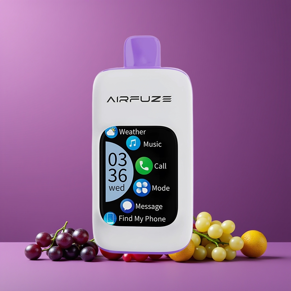 AirFuze Smart Pro 40000 Puffs Nagykereskedés Magyarország 900mAh Újratölthető Szőlő Robbanás