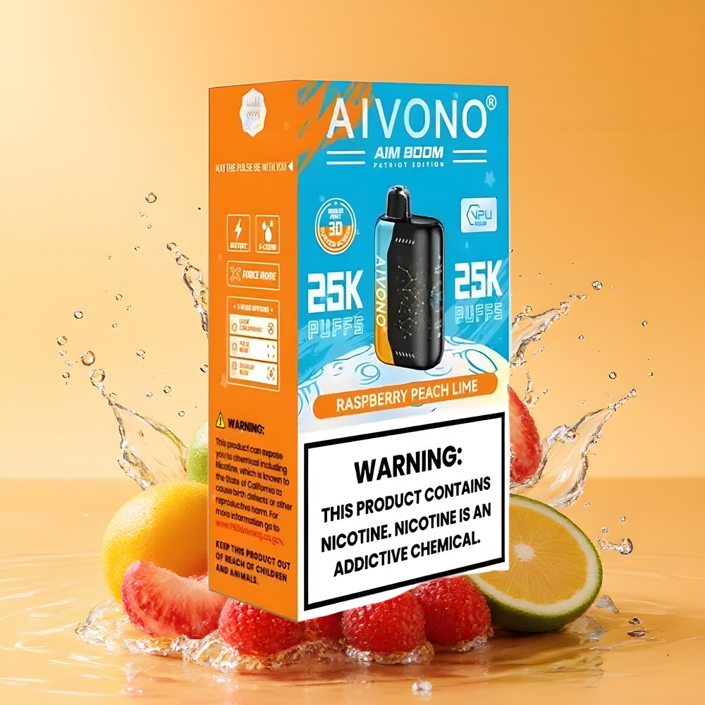Aivono AIM Boom 25000 Puffs 28ml Nagykereskedés Magyarország Málna Barack Lime