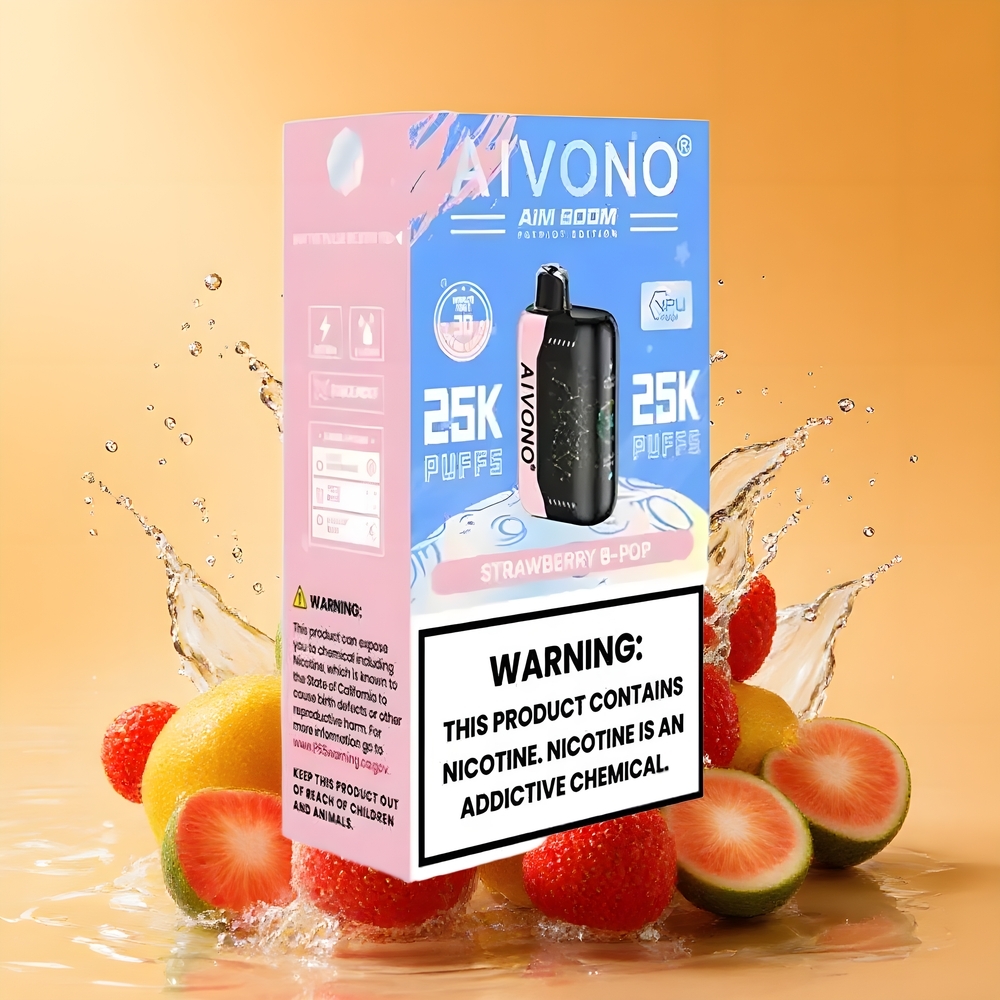 Aivono AIM Boom 25000 Puffs Type-C Eper B Pop Nagykereskedés Magyarország