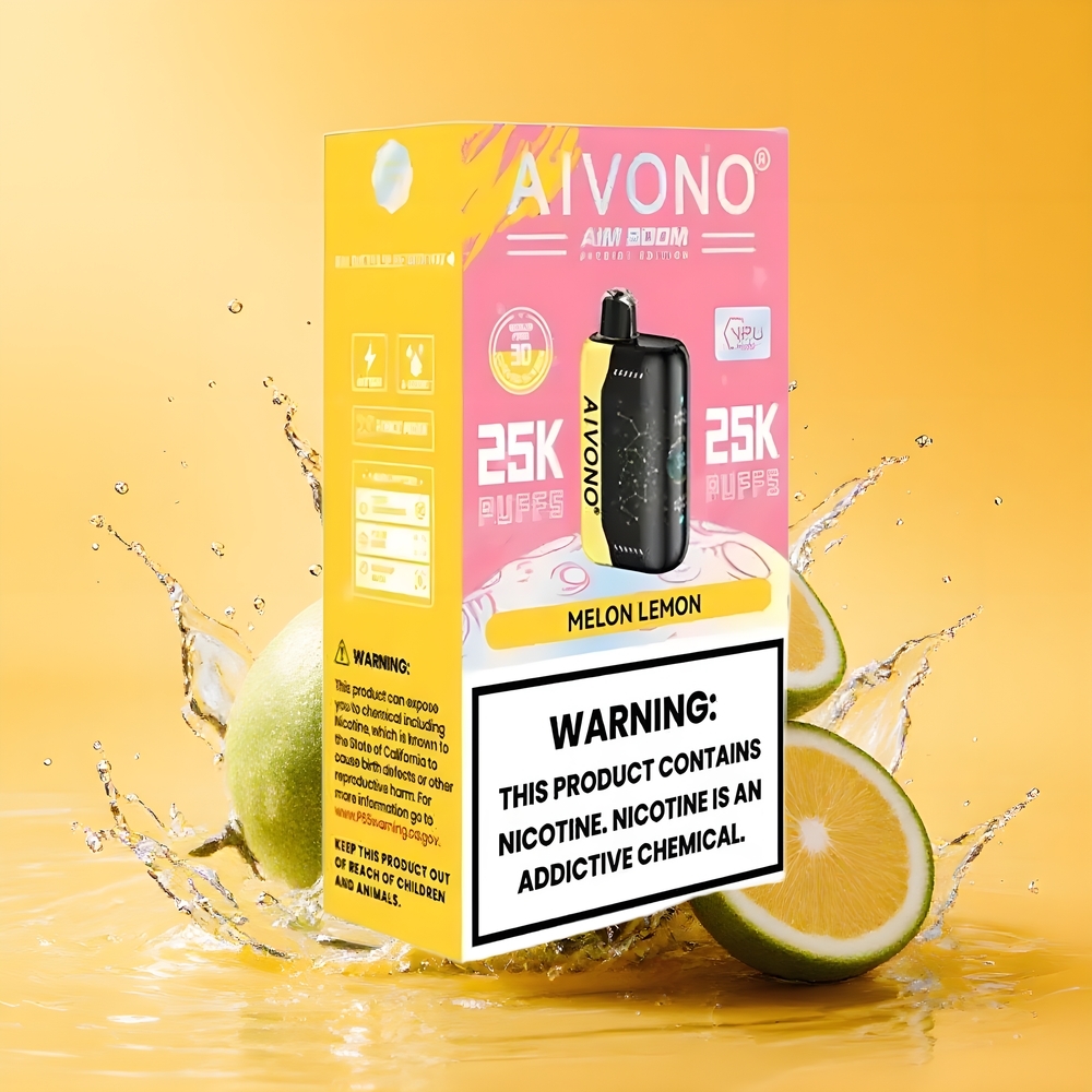Aivono Aim Boom 25000 Puffs Type-C Nagykereskedés Magyarország Dinnye Citrom