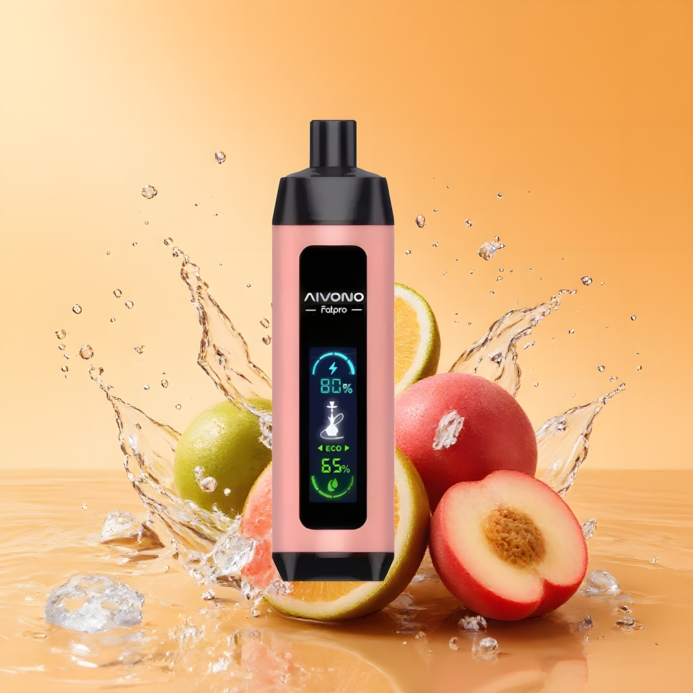 Aivono Aim Fatpro 22000 Puffs 28ml E-liquid Nagykereskedés Magyarország Őszibarack Jég