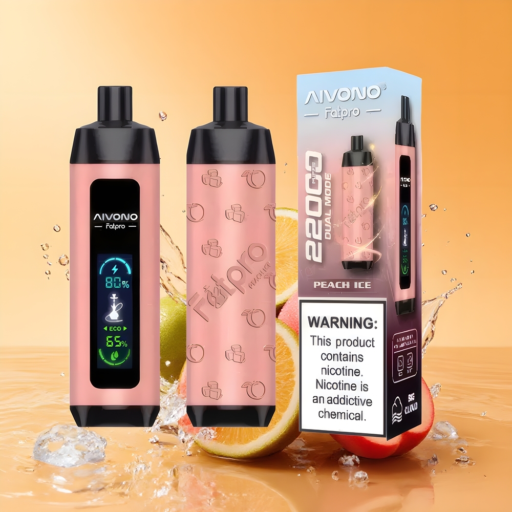 Aivono Aim Fatpro 22000 Puffs 28ml E-liquid Nagykereskedés Magyarország Őszibarack Jég