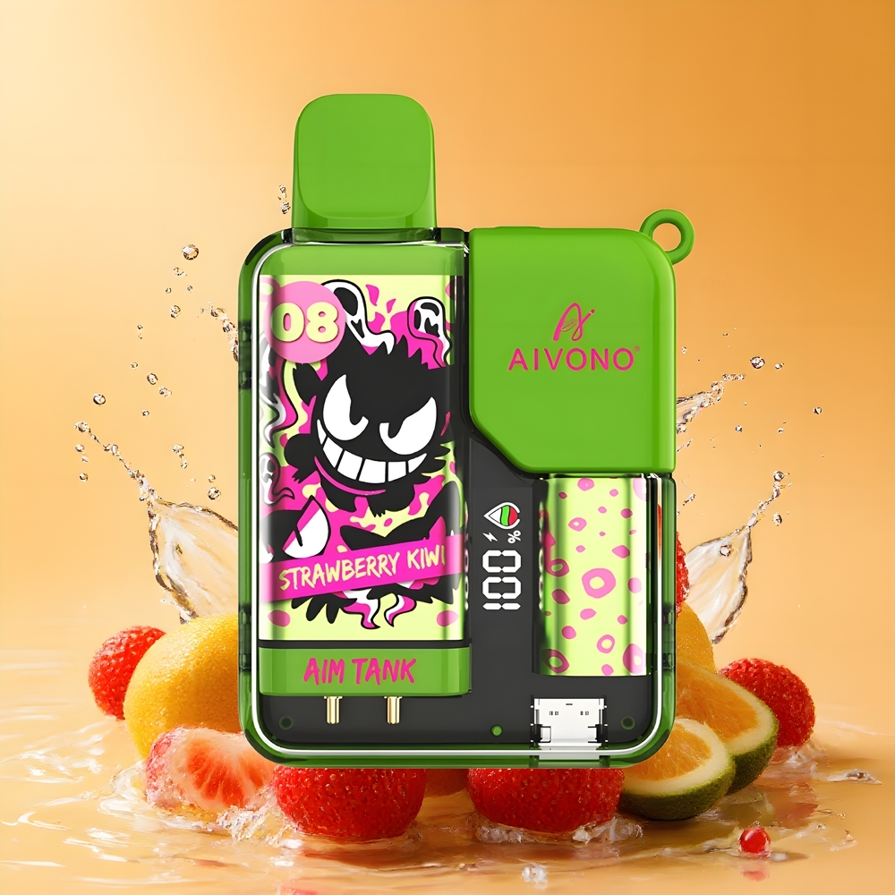 Aivono AIM-TANK 9500 Puffs Nagykereskedés Magyarország Eper Liwi 18ml LCD