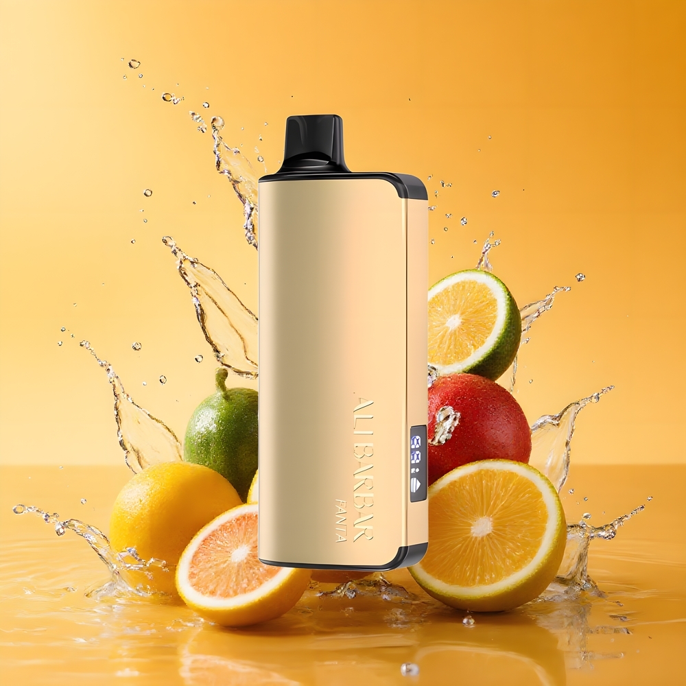 Alibarbar Ingot 9000 Puffs LED Kijelzős Eldobható Vape Fanta Nagykereskedés Magyarország