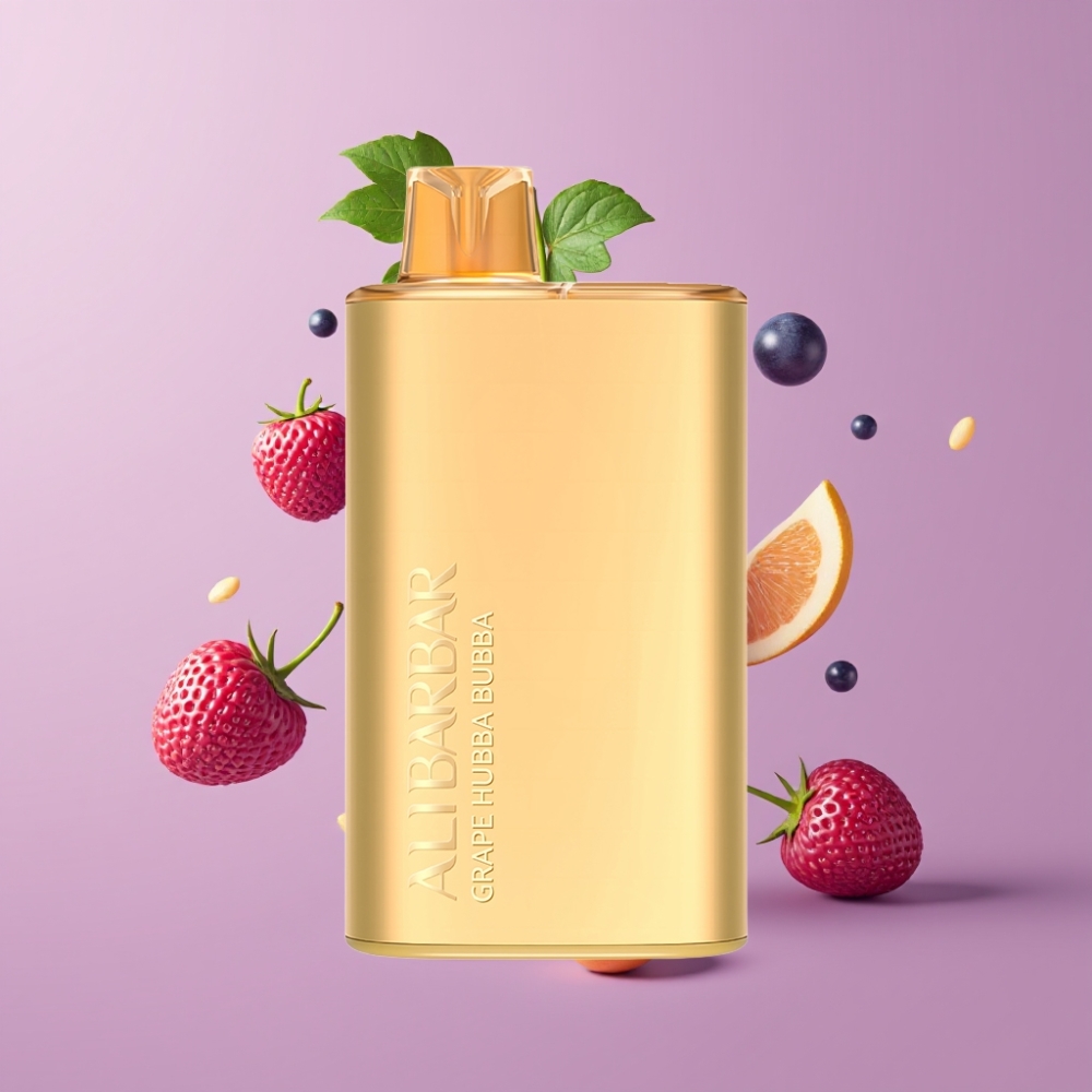 Alibarbar Rich 8000 Puffs Nagykereskedés Magyarország 2000 mAh Egyszerhasználatos Vape Szőlő Hubba Bubba