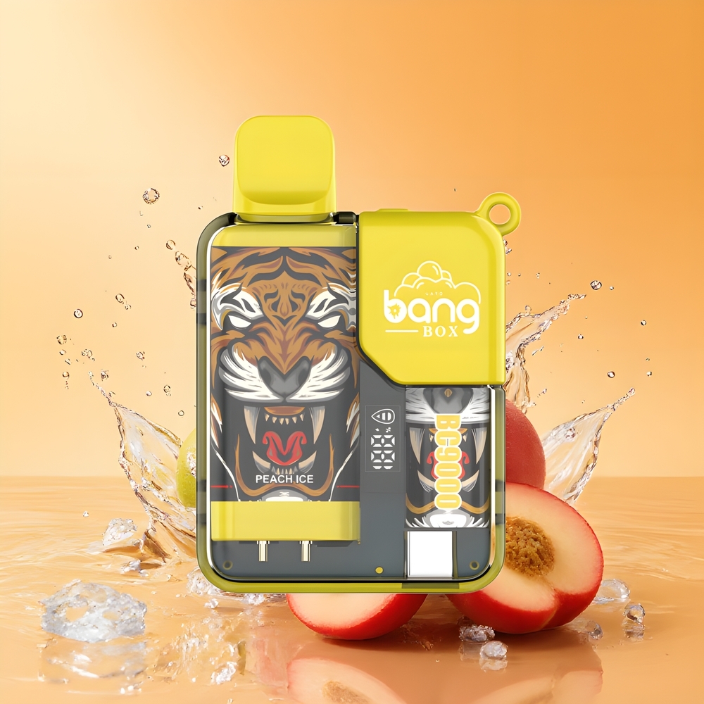 Bang Box 9000 Puffs Eldobható Vape Barack Jég Nagykereskedés Magyarország 14ml