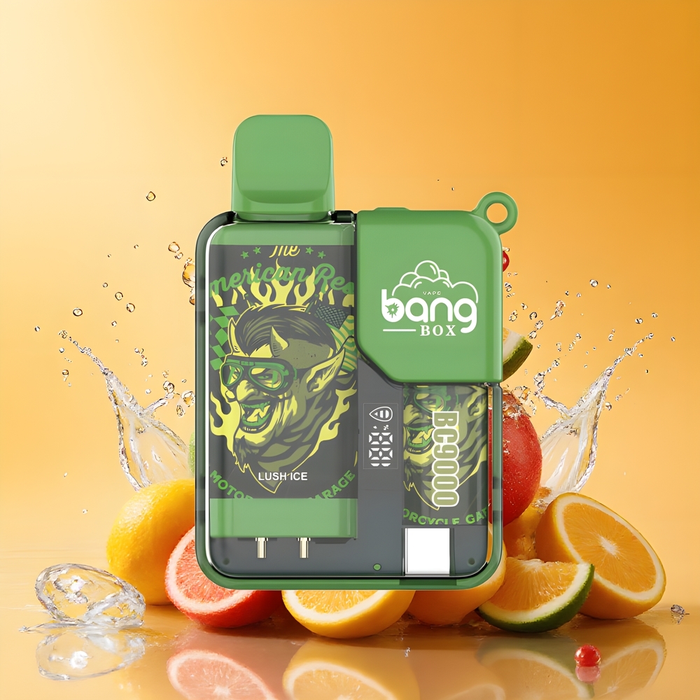 Bang Box 9000 Puffs Nagykereskedés Magyarország Lush Ice Típus-C Töltés