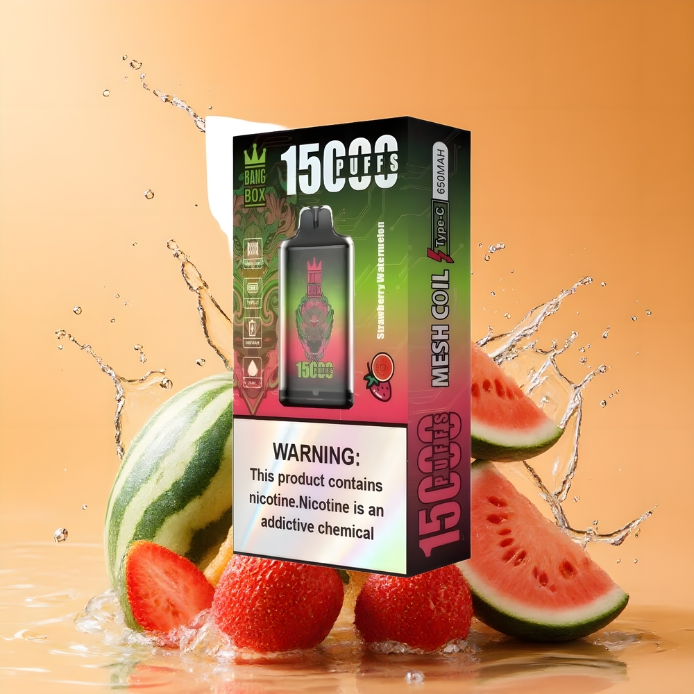 Bang Box King 15000 Puffs Egyszerhasználatos Vape Eper-Görögdinnye Nagykereskedés Magyarország
