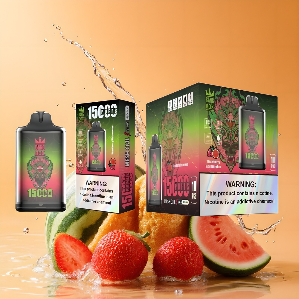 Bang Box King 15000 Puffs Egyszerhasználatos Vape Eper-Görögdinnye Nagykereskedés Magyarország