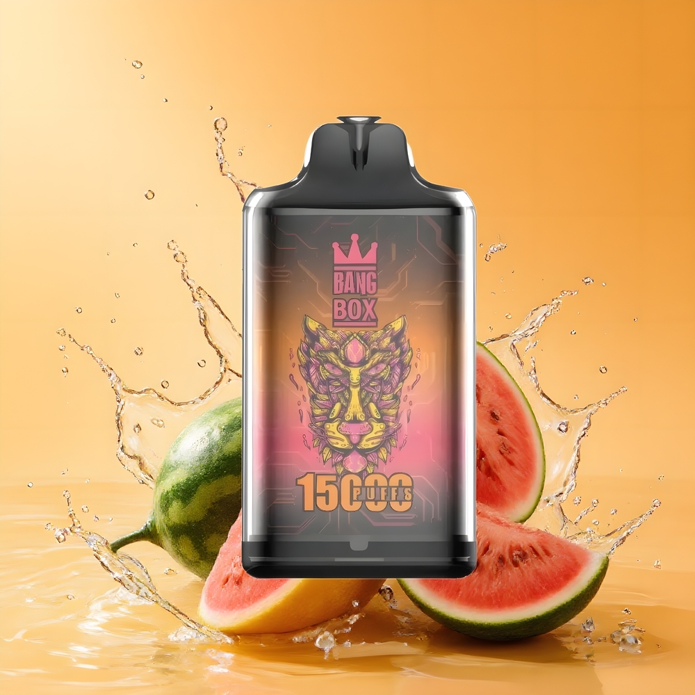Bang Box King 15000 Puffs Eldobható E-vapor Mango Őszibarack Görögdinnye Nagykereskedés Magyarország