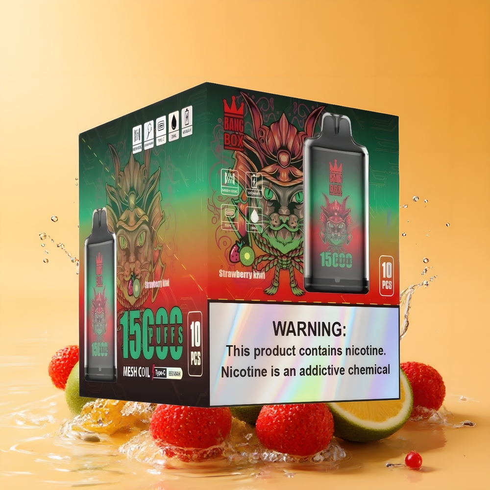 Bang Box King 15000 Puffs Eldobható Eper-Papaya Nagykereskedés Magyarország