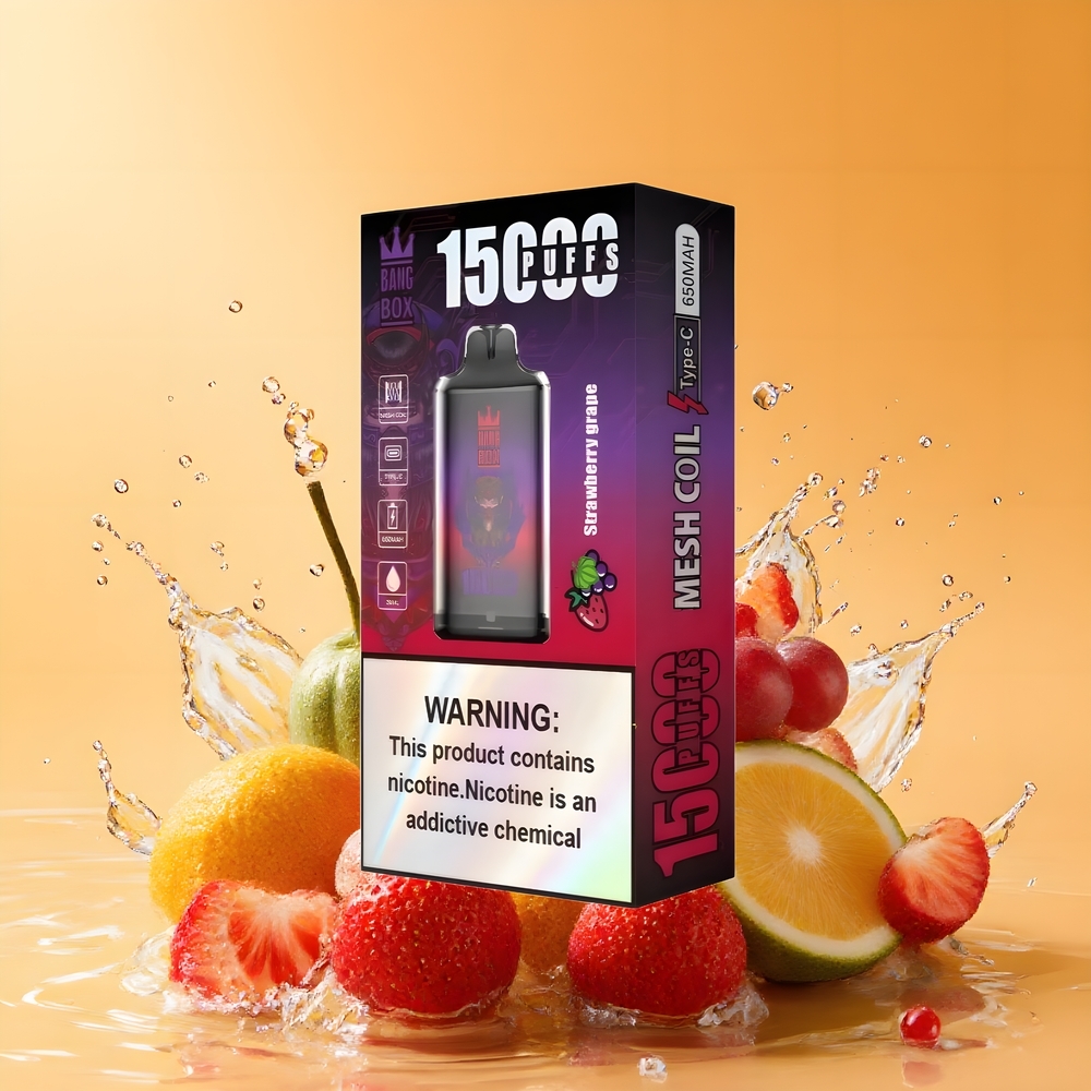 Bang Box King 15000 Puffs Eldobható Eper Szőlő Nagykereskedés Magyarország
