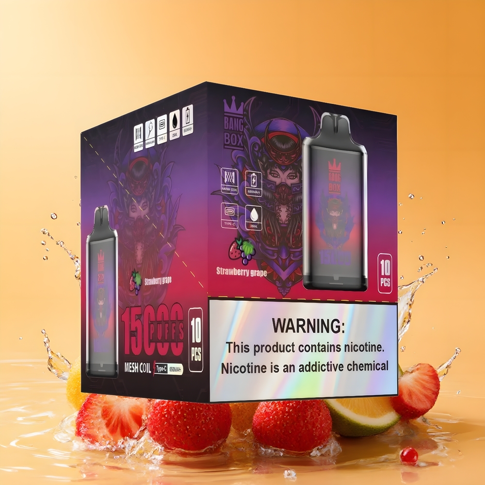 Bang Box King 15000 Puffs Eldobható Eper Szőlő Nagykereskedés Magyarország