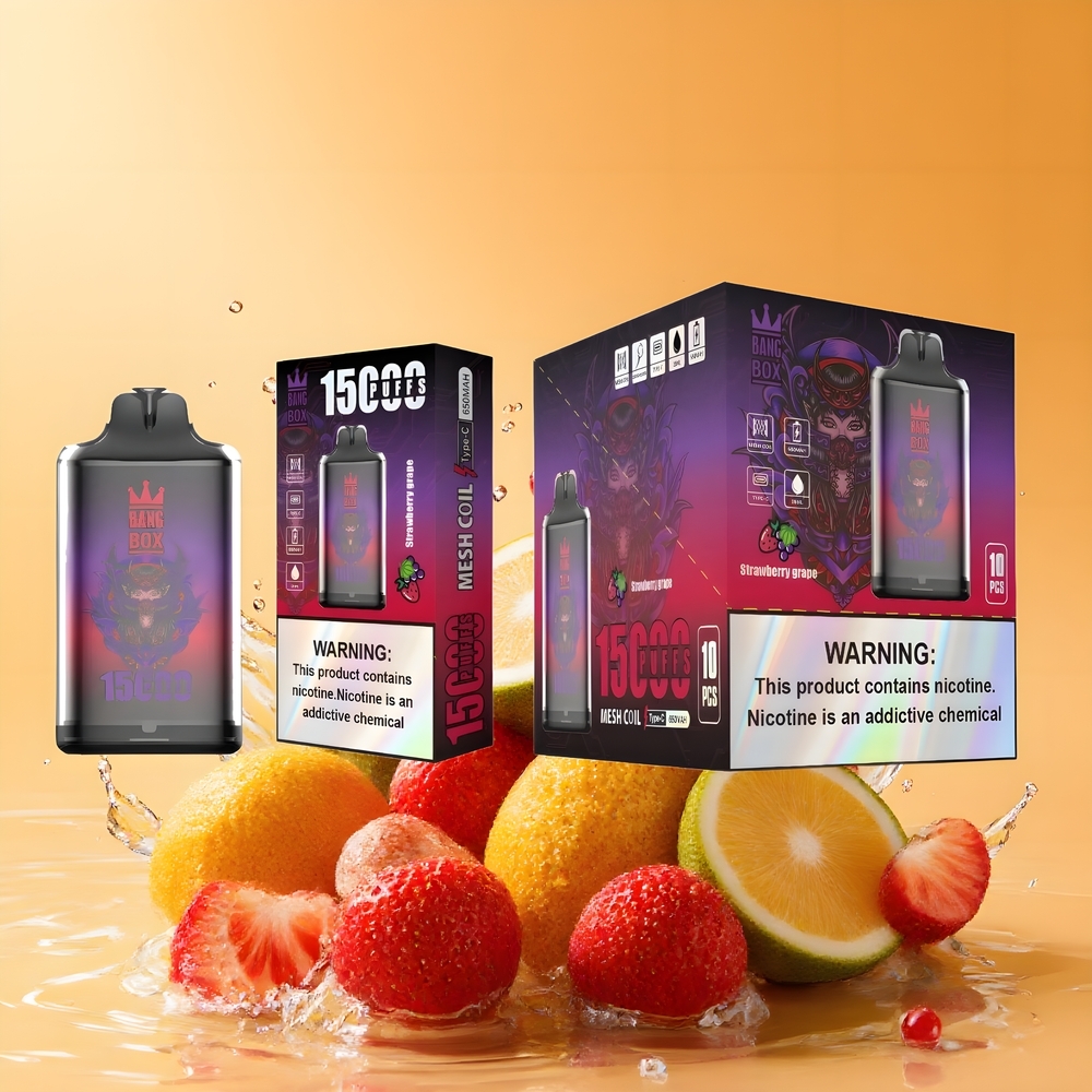 Bang Box King 15000 Puffs Eldobható Eper Szőlő Nagykereskedés Magyarország