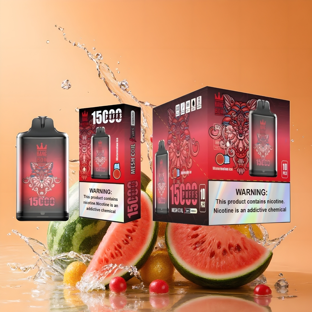 Bang Box King 15000 Puffs Eldobható Vízjég dinnye Nagykereskedés Magyarország