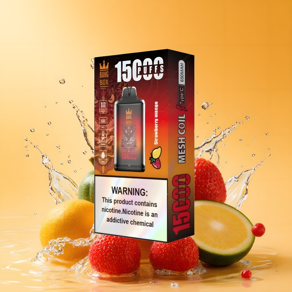 Bang Box King 15000 Puffs Eldobható Vape Eper-Mangó Nagykereskedés Magyarország
