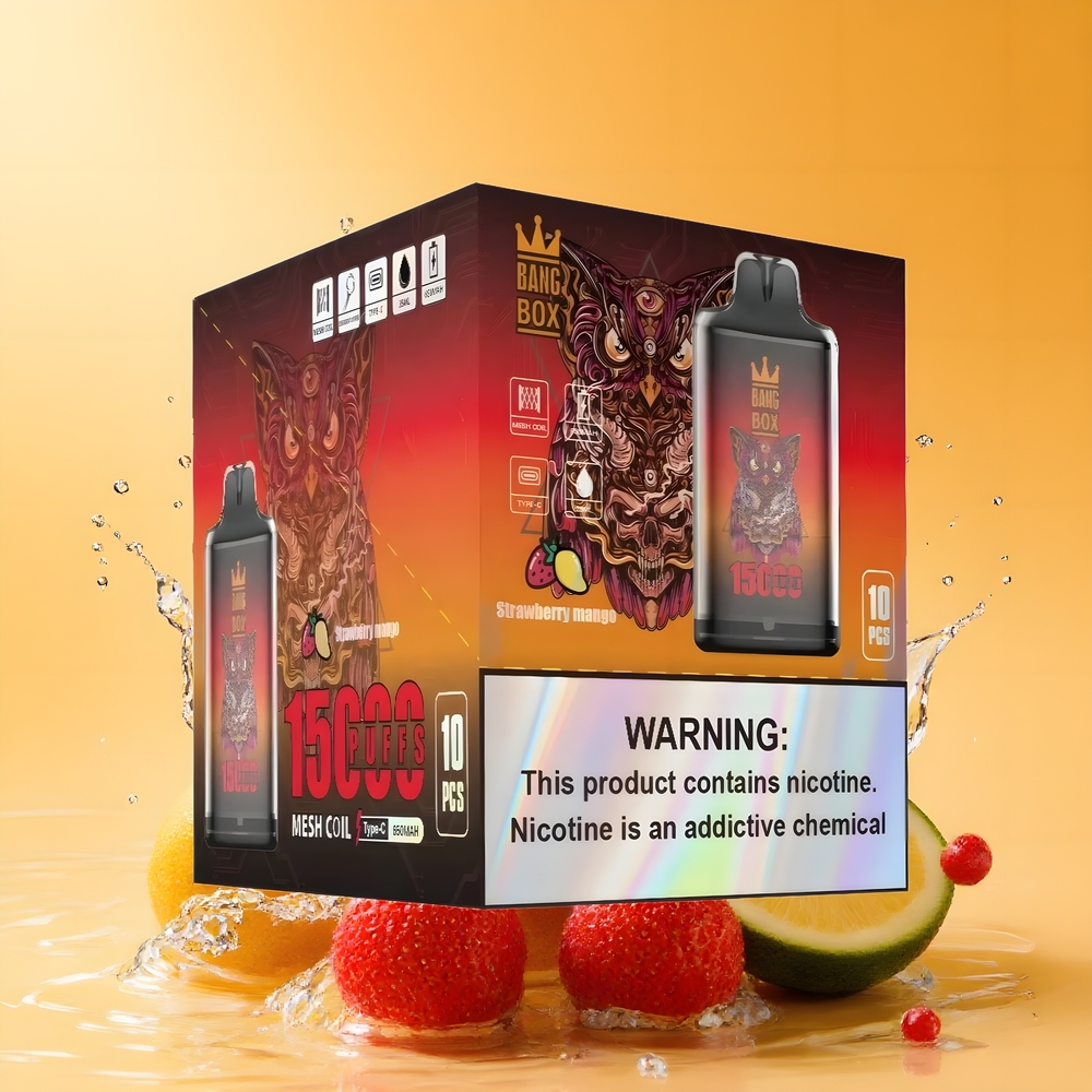 Bang Box King 15000 Puffs Eldobható Vape Eper-Mangó Nagykereskedés Magyarország