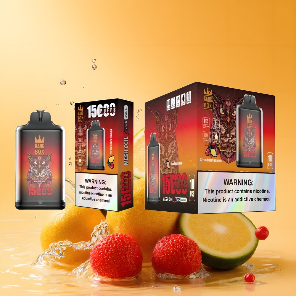 Bang Box King 15000 Puffs Eldobható Vape Eper-Mangó Nagykereskedés Magyarország