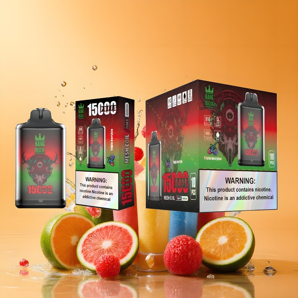 Bang Box King 15000 Puffs Eldobható Vape Három Bogyós Fagylalt Nagykereskedés Magyarország