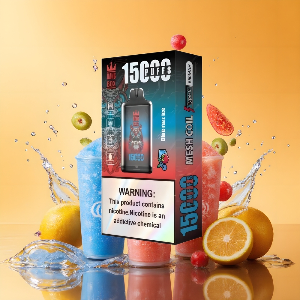 Bang Box King 15000 Puffs Eldobható Vape Kék Áfonya Jég Nagykereskedés Magyarország
