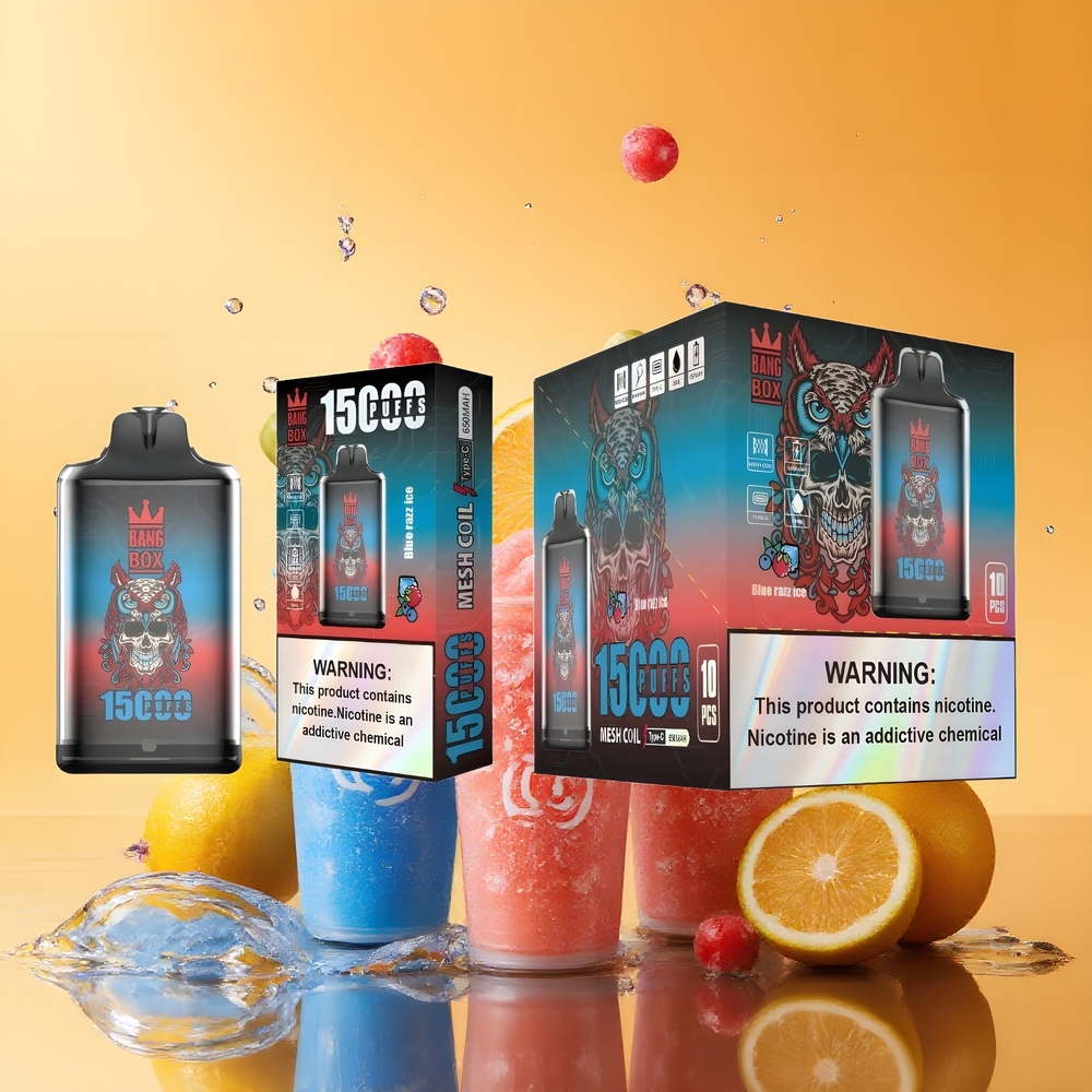 Bang Box King 15000 Puffs Eldobható Vape Kék Áfonya Jég Nagykereskedés Magyarország
