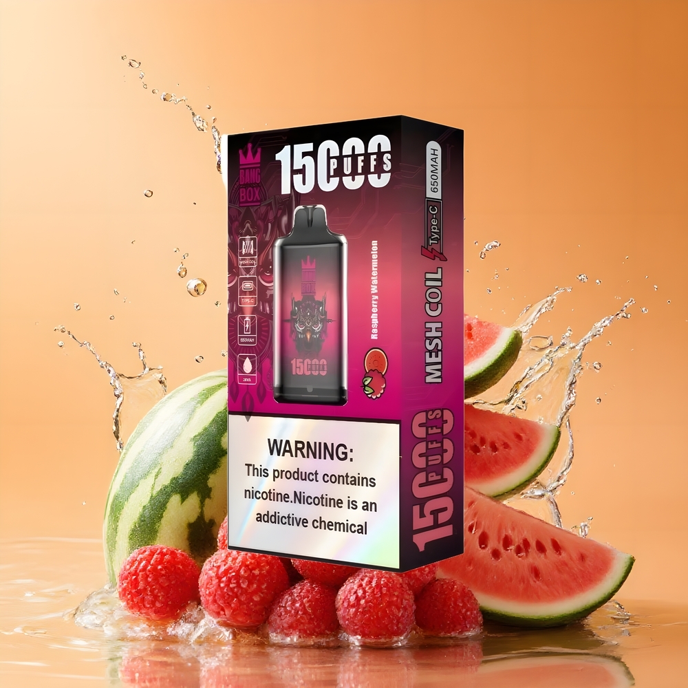 Bang Box King 15000 Puffs Eldobható Vape Málna Görögdinnye Nagykereskedés Magyarország
