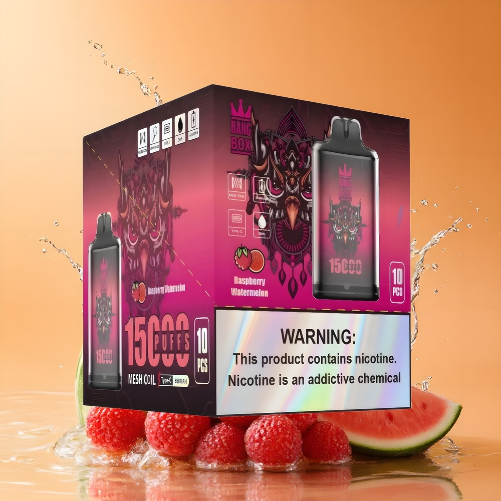 Bang Box King 15000 Puffs Eldobható Vape Málna Görögdinnye Nagykereskedés Magyarország