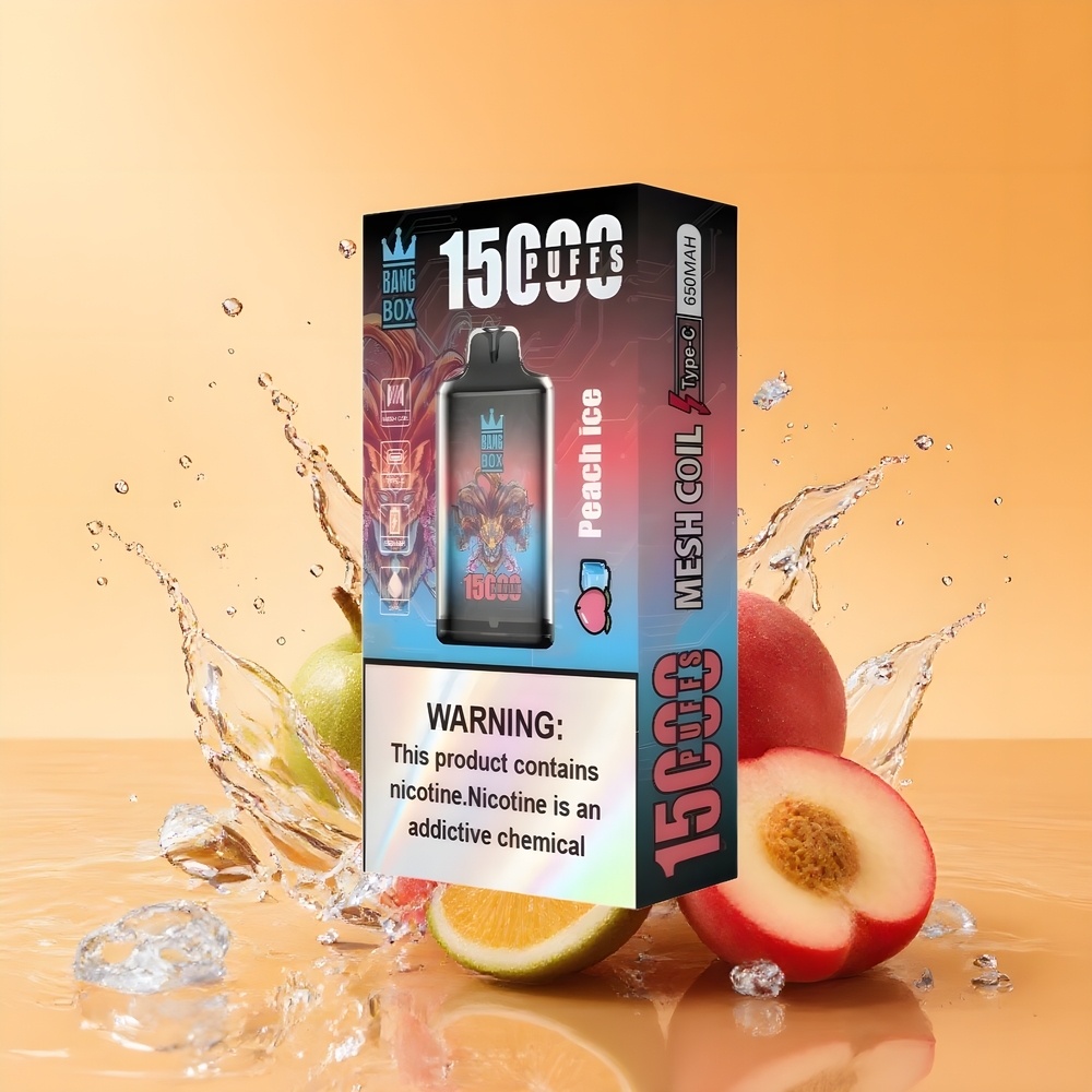 Bang Box King 15000 Puffs Nagykereskedés Magyarország Barackjég Eldobható vape