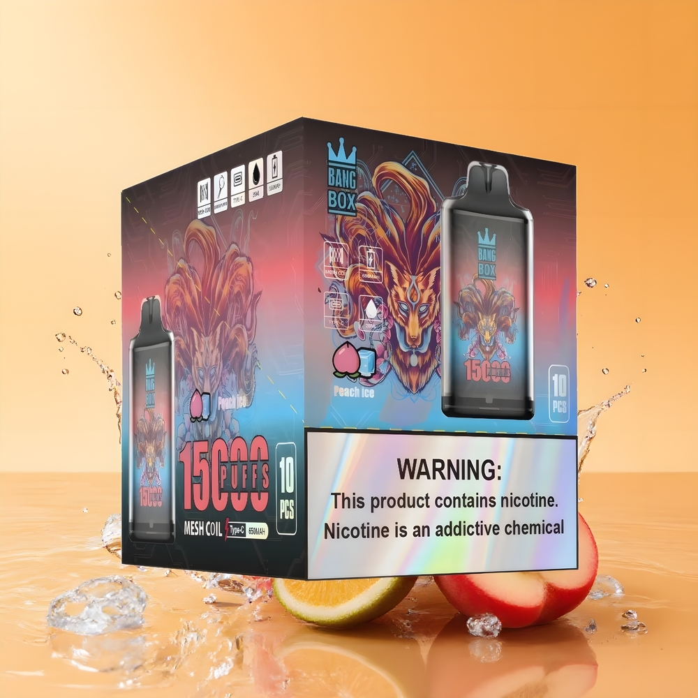 Bang Box King 15000 Puffs Nagykereskedés Magyarország Barackjég Eldobható vape