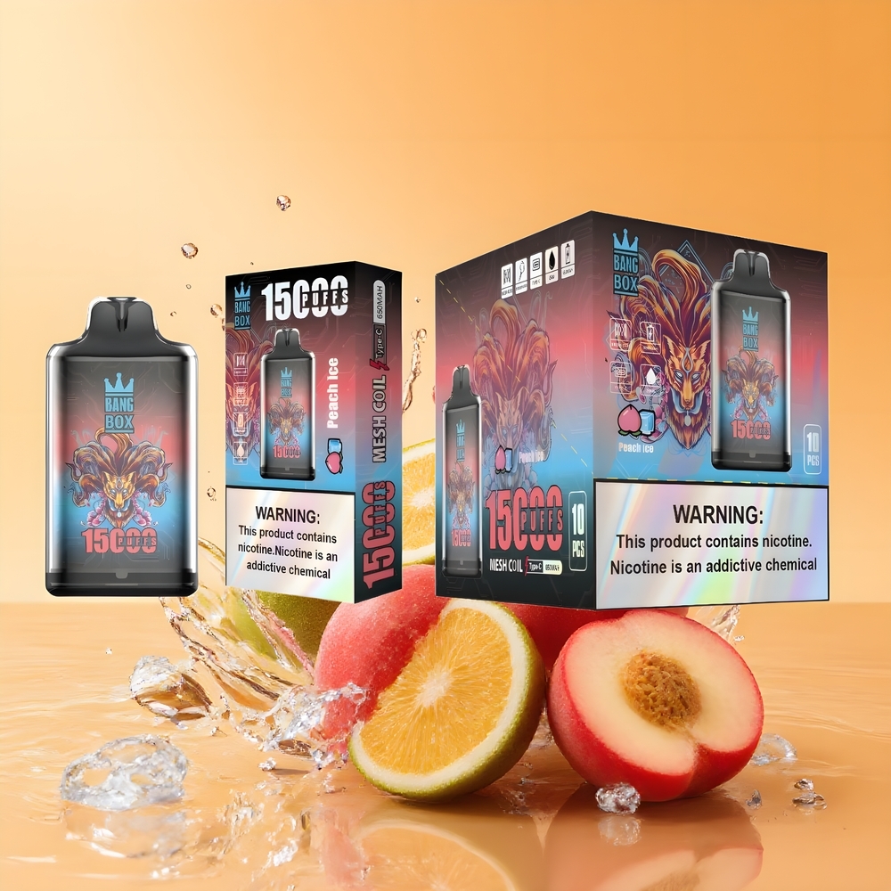 Bang Box King 15000 Puffs Nagykereskedés Magyarország Barackjég Eldobható vape
