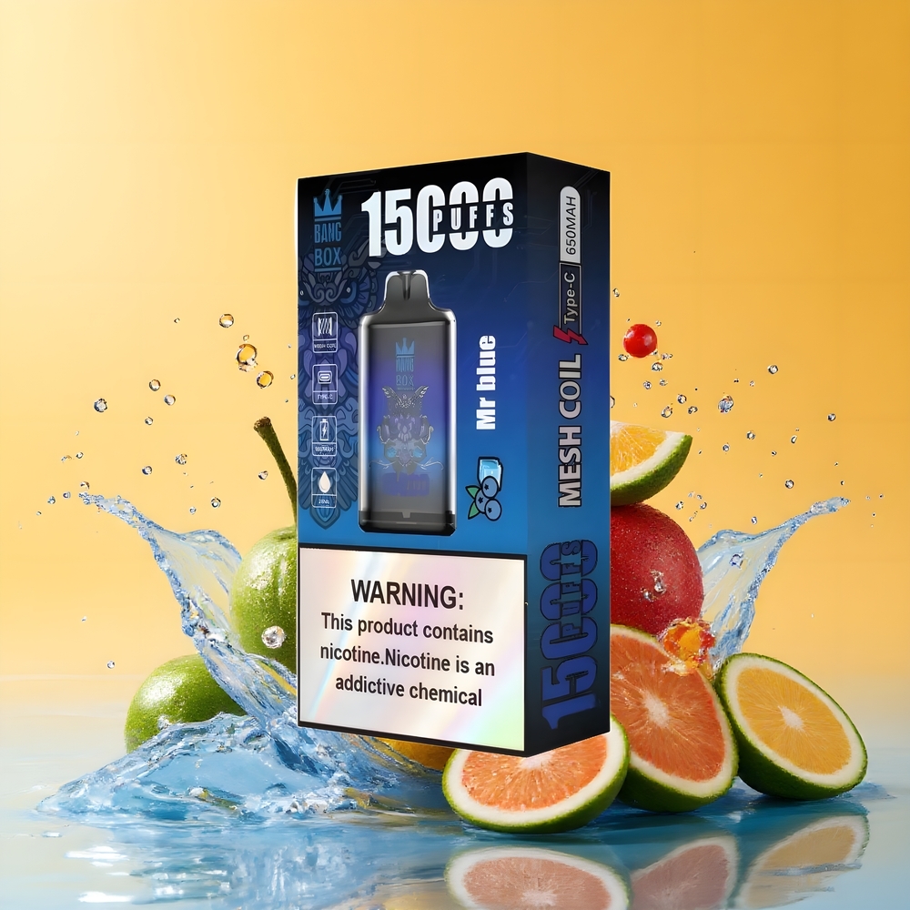 Bang Box King 15000 Puffs Nagykereskedés Magyarország Elszívható Vape Kék Úr