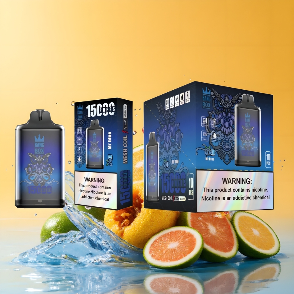 Bang Box King 15000 Puffs Nagykereskedés Magyarország Elszívható Vape Kék Úr