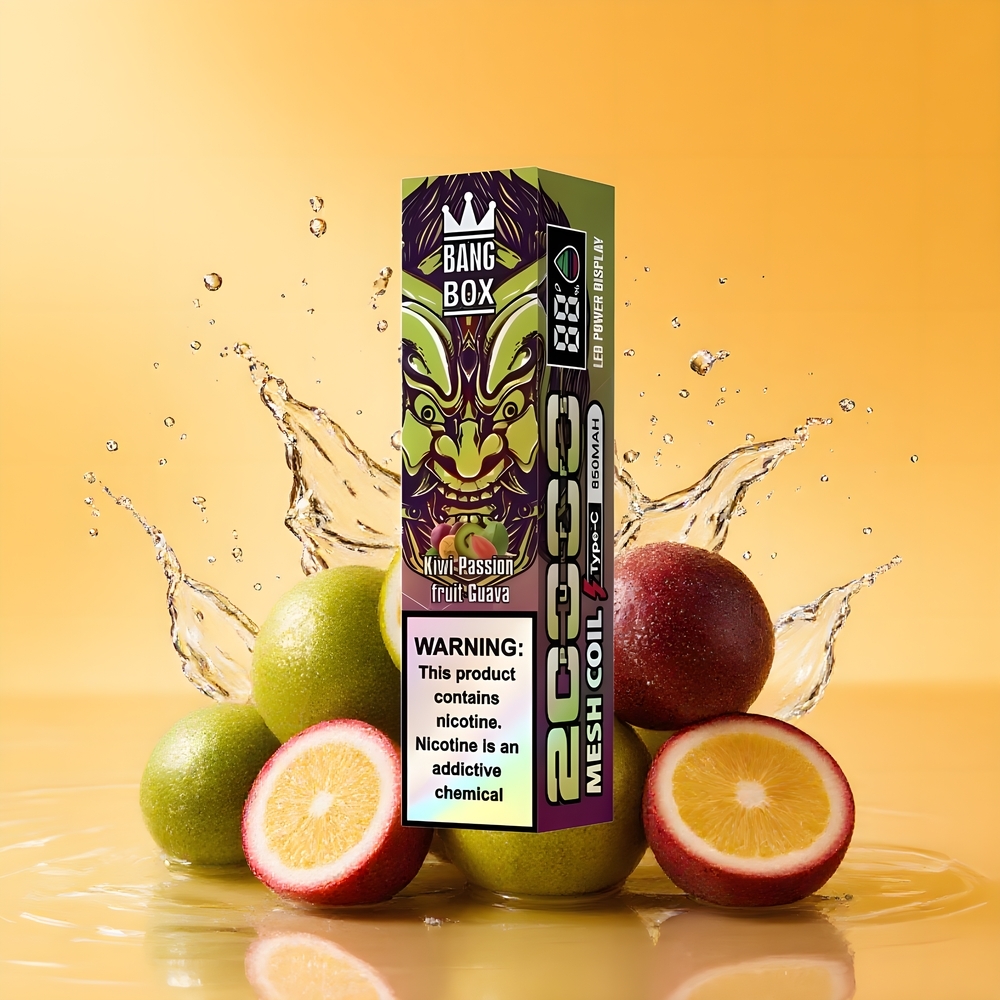Bang Box King 20000 Puffs Eldobható E-Pipa Kiwi Passiógyümölcs Guava Nagykereskedés Magyarország