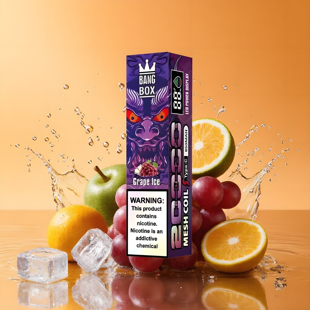 Bang Box King 20000 Puffs Eldobható E-pohár Szőlő Jég Nagykereskedés Magyarország 35ml