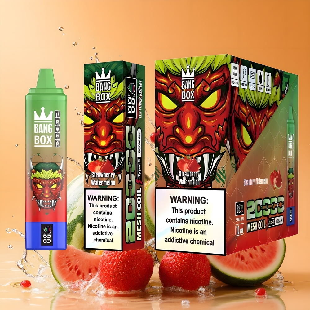 Bang Box King 20000 Puffs Eldobható Vape Eper Dinnye Nagykereskedés Magyarország Mesh Coil