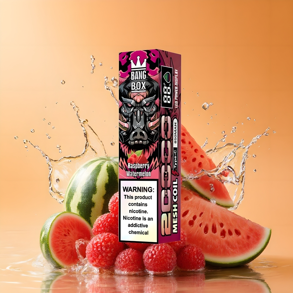 Bang Box King 20000 Puffs Eldobható Vape Málna Görögdinnye Nagykereskedés Magyarország 35ml E-Liquid