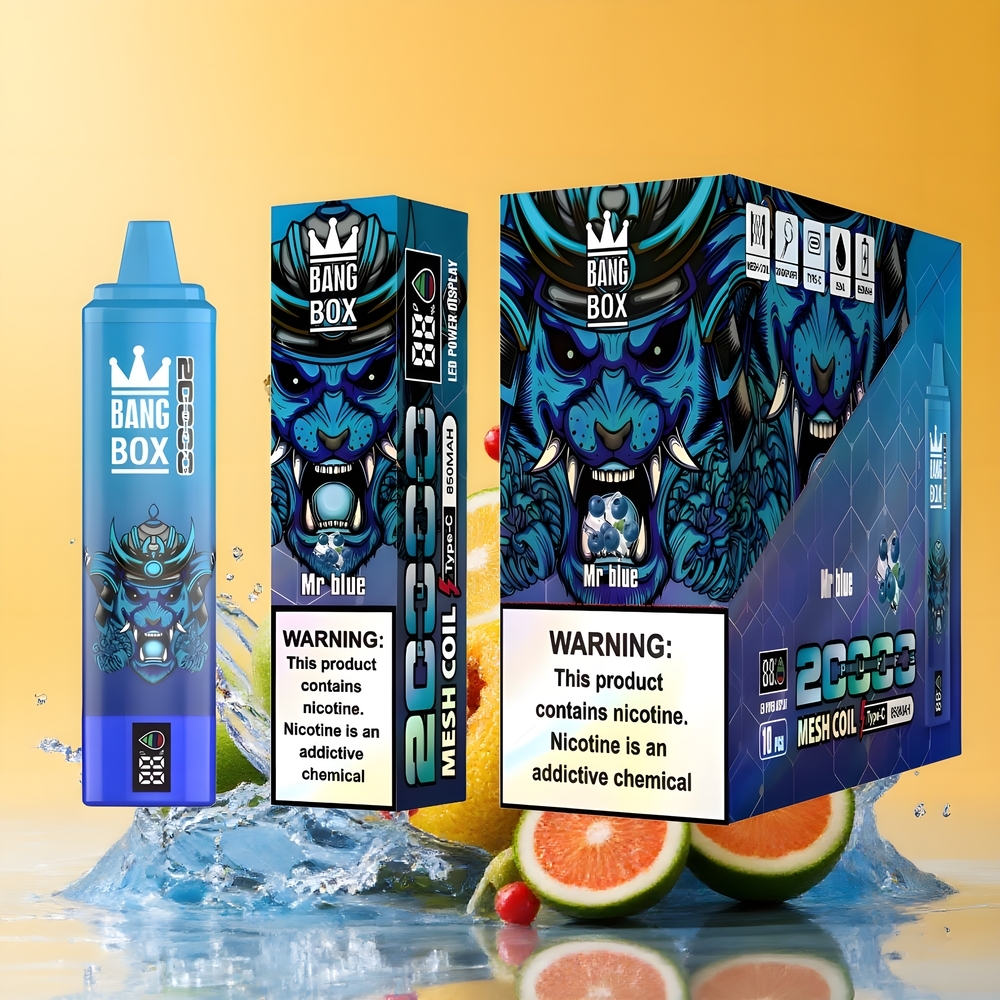 Bang Box King 20000 Puffs Nagykereskedés Magyarország 35ml Kékes Újratölthető