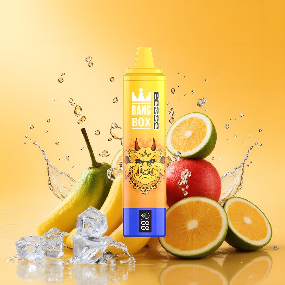 Bang Box King 20000 Puffs Nagykereskedés Magyarország Eldobható Vape Banán Jég 35ml Mesh Coil