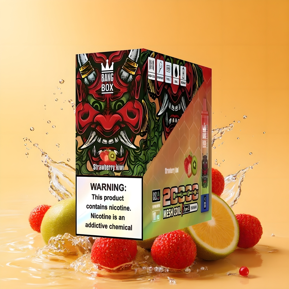 Bang Box King 20000 Puffs Nagykereskedés Magyarország Epe-Kiwi Mesh Coil 35ml