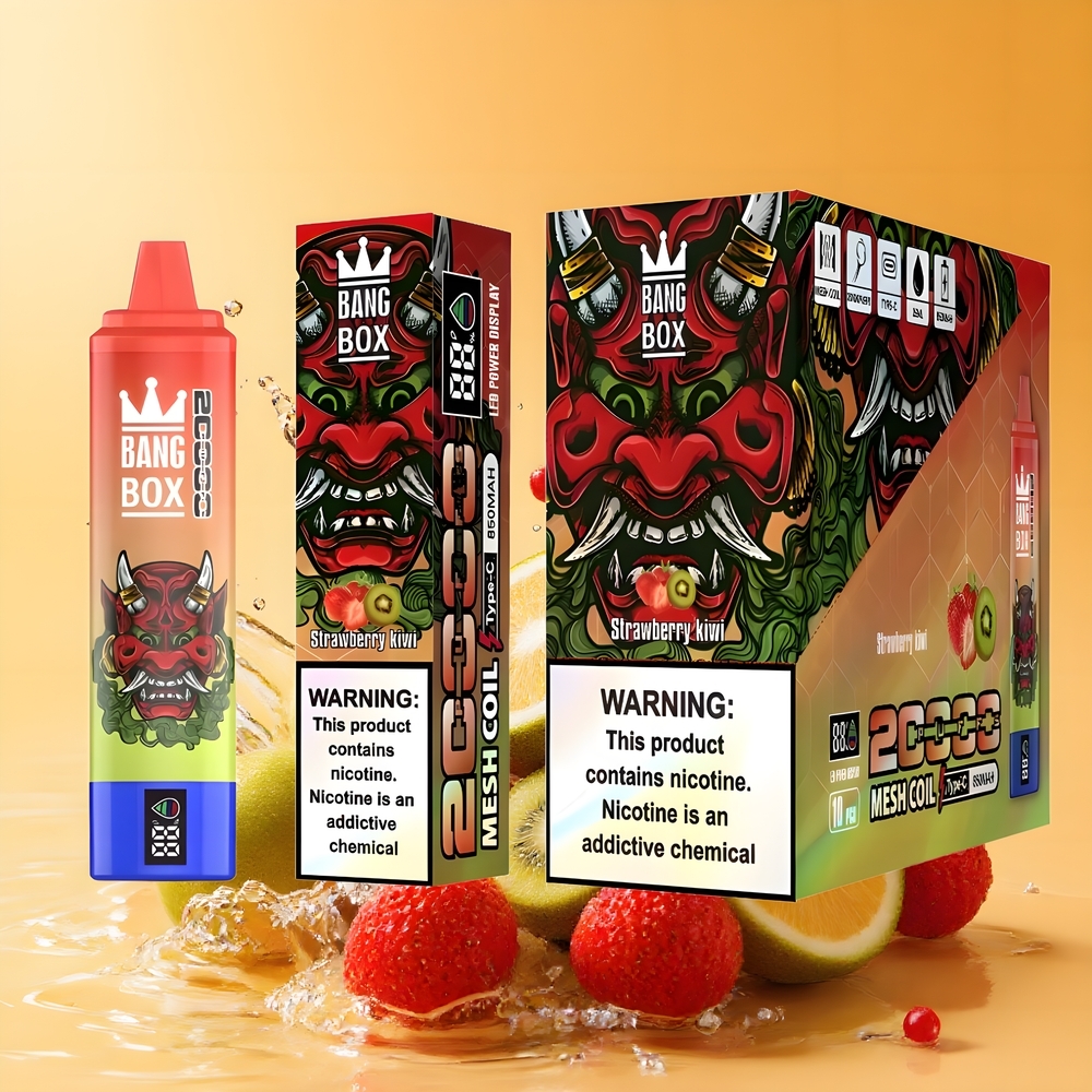 Bang Box King 20000 Puffs Nagykereskedés Magyarország Epe-Kiwi Mesh Coil 35ml