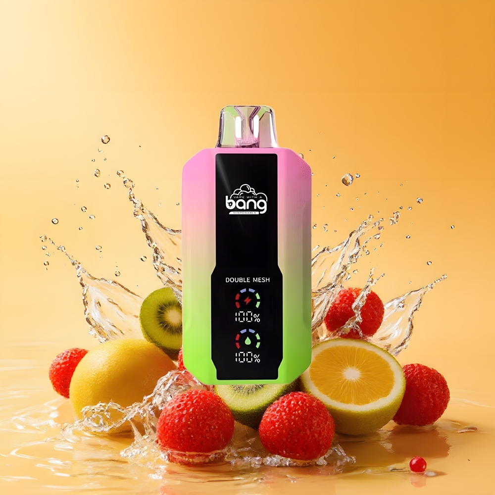 Bang 25000 Puffs Eldobható E-pipa Eper-Kiwi Nagykereskedés Magyarország 30ml E-liquid