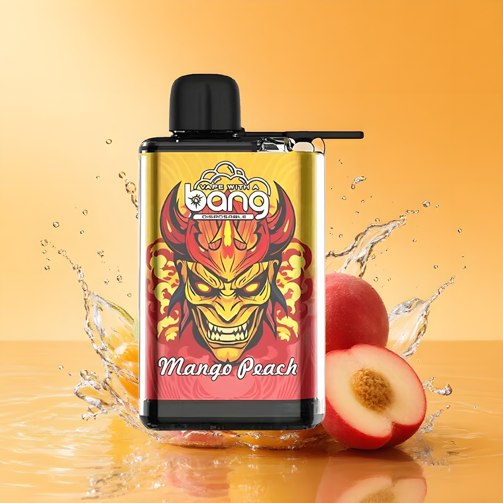 Bang 28000 Puffs Eldobható E-szigeti Mangós-Őszibarack Nagykereskedés Magyarország 30ml