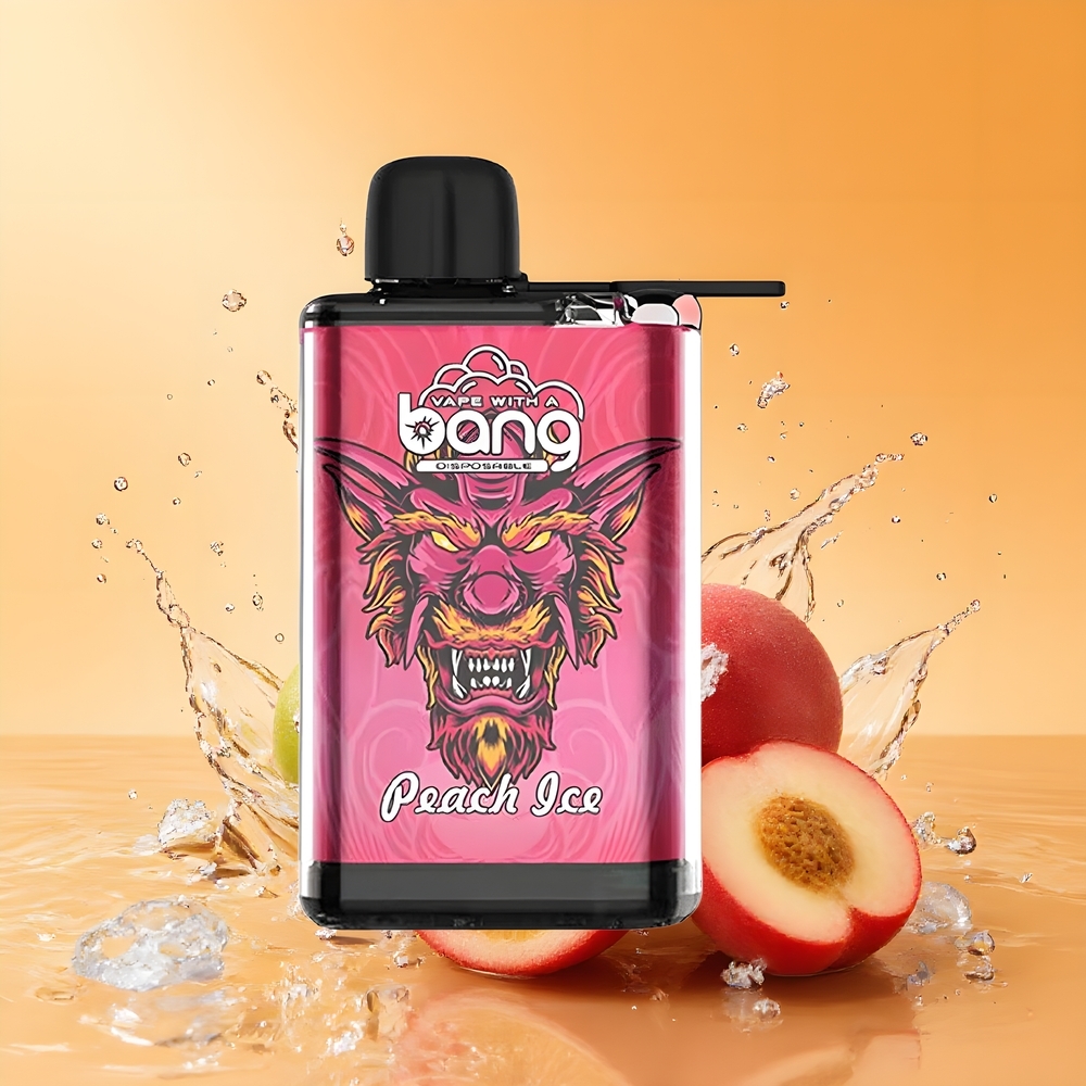 Bang 28000 Puffs Nagykereskedés Magyarország 30ml Elszívható E-peach Jég