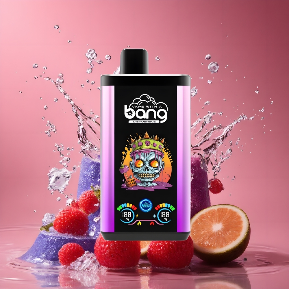 Bang 30K Pro 30000 Puffs Dual-Flavor Nagykereskedés Magyarország Lila Eső & Eper Málna Cseresznye Jég