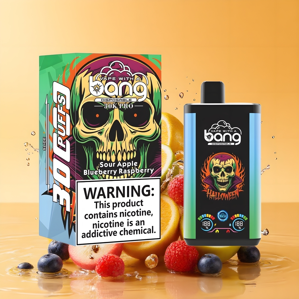 Bang 30K Pro 30000 Puffs Dupla Ízrendszer Szer Apple & Áfonya Málna Nagykereskedés Magyarország