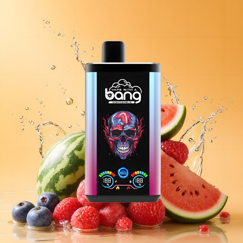 Bang 30K Pro 30000 Puffs Kettős Ízrendszerű Nagykereskedés Magyarország Áfonya Cseresznye Vörösáfonya & Görögdinnye Bogyó Robbanás
