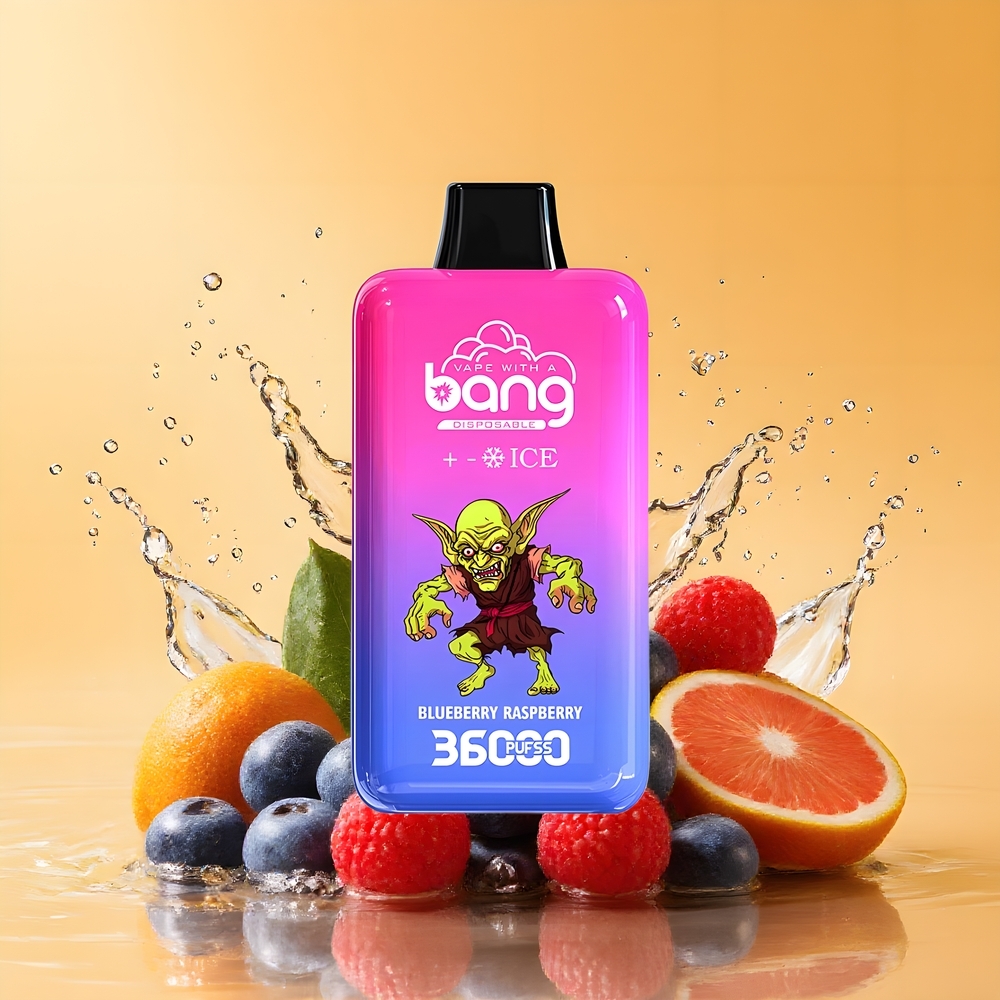 Bang 36000 Ice Level Dobozos Elszívó Készülék 36ml Áfonya Málna Nagykereskedés Magyarország